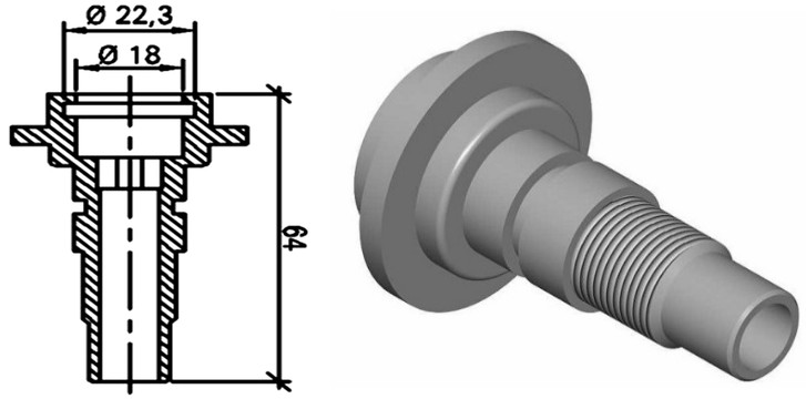 MM1565/2 Piston for BOSCH Trailer Control