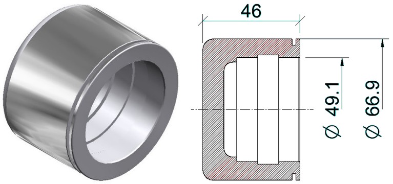 MM3658 Calliper Piston