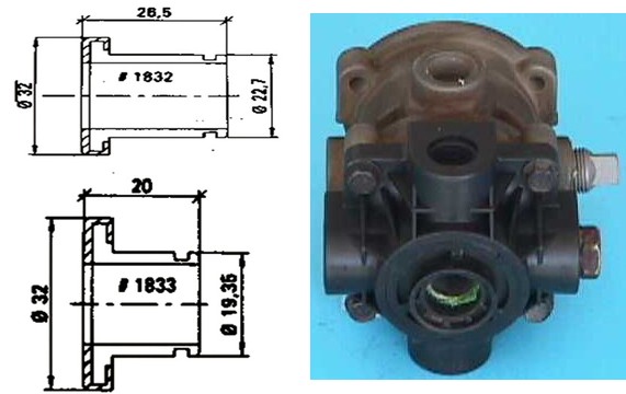 MM33069 MIDLANDS E6 Foot Valve
