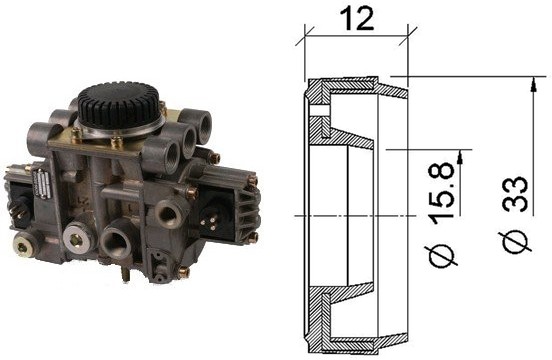 MM33157/1 KNORR Trailer Modulator (EBS)