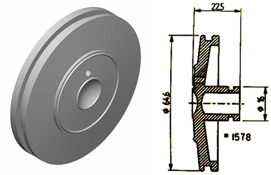 MM1578 Piston for 471 005 020 0 – Relay Emergency Valve