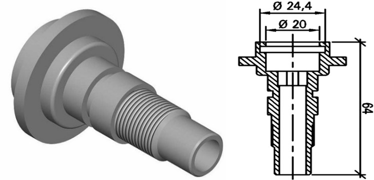 MM1565/1 Piston for BOSCH/VOLVO Valves