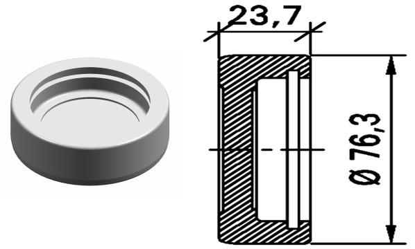 MM1975/1 Calliper Main Piston