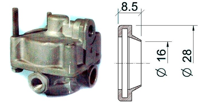 MM22438 KNORR Square Relay