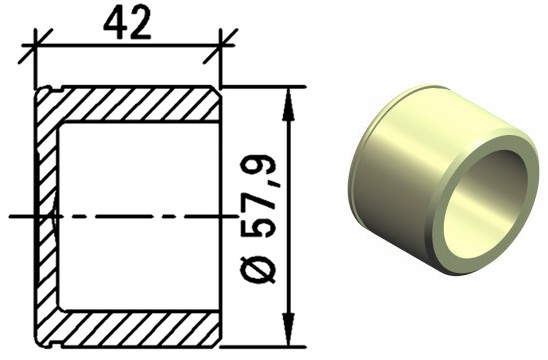 MM2061-4 Calliper Inner Piston