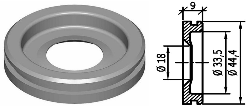 MM33044/1 Plastic Seat for MM33044