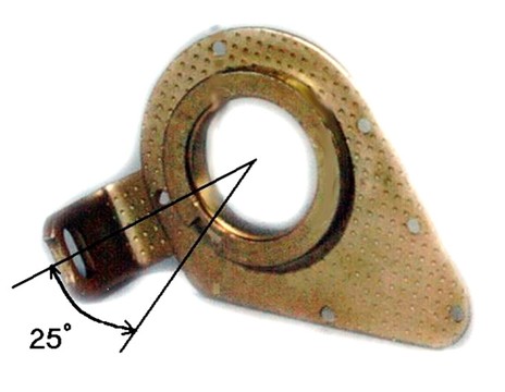 MM33001/2 Control Plate – 90 Degree Arm (25°)
