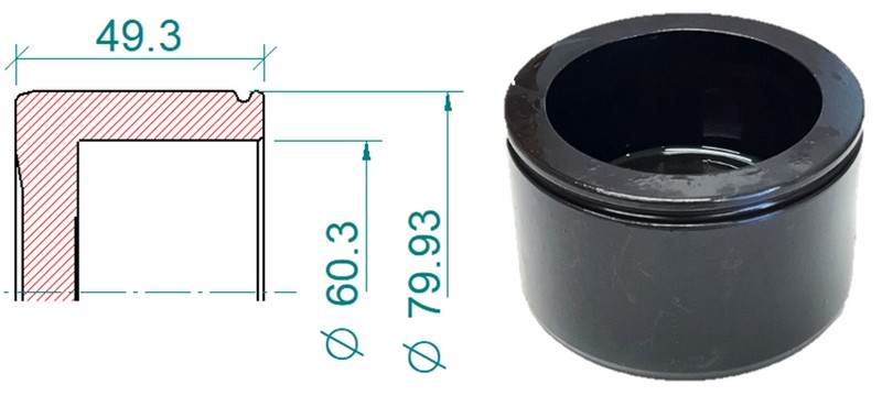 MM4159 Calliper Piston