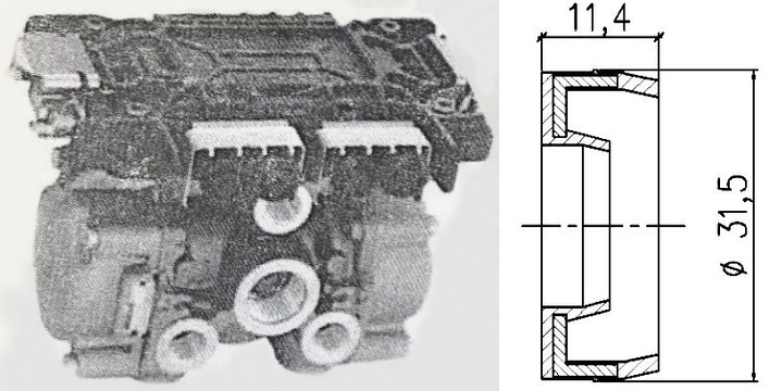 MM33160 WABCO ABS/Modulating Trailer Control Valve