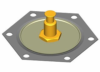 MM33013/2 Diaphragm Assembly (138 x 18.5 Hex)
