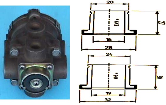 MM22226 BENDIX E6 Dual Circuit
