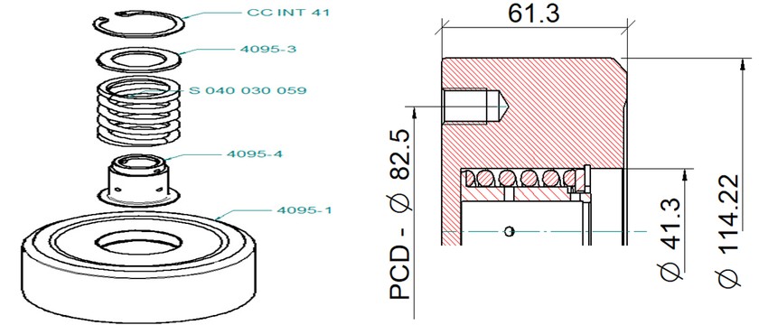 MM4095 Calliper Piston