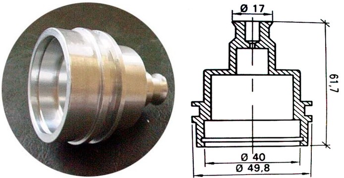 MM33004/2 HINO Foot Valve Piston