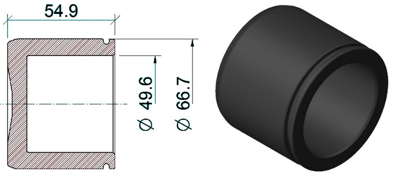 MM3621 Calliper Piston