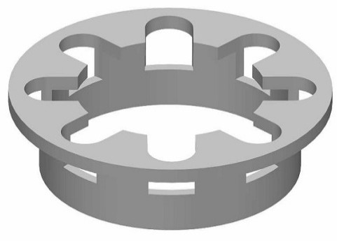 MM1680 Slotted Plastic Ring