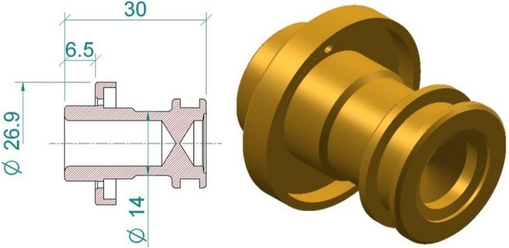 MM22311/6 Piston for WABCO Air Dryer (AXOR)