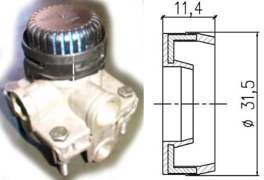 MM33102 WABCO Square Relay Valve