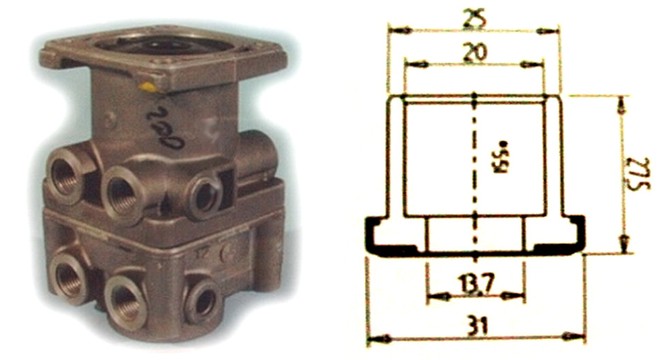 MM22498 WABCO Dual Circuit