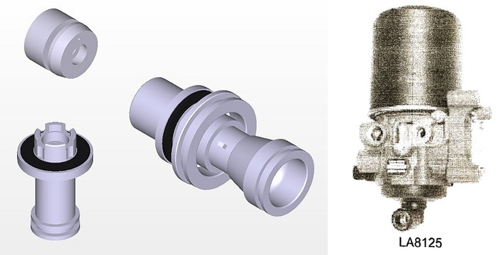 MM33151 D.A.F. Air Dryer (Safety Valve Preset for 13 Bar Max)