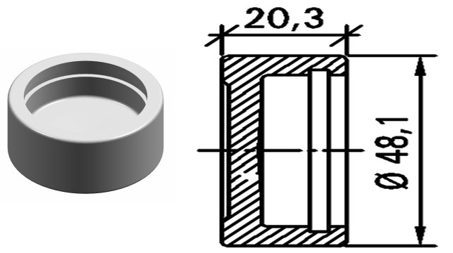 MM2058 Calliper Main Piston