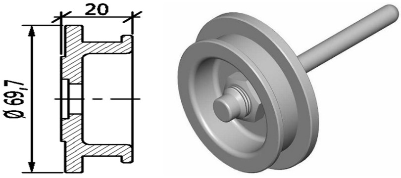 MM1319 Japanese Clutch Servo Air Piston (70mm)