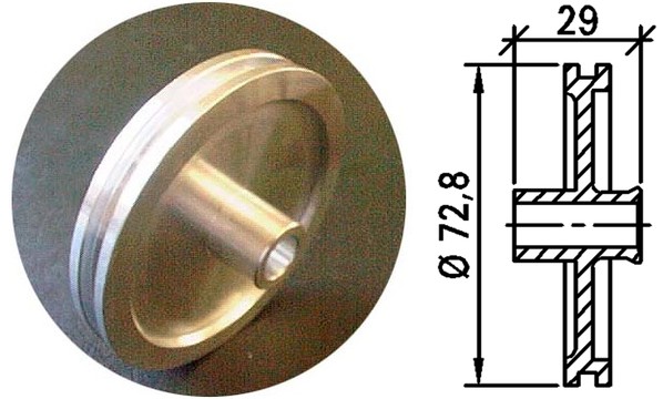 MM1704 Main Air Piston CK20 NISSAN Foot Valve